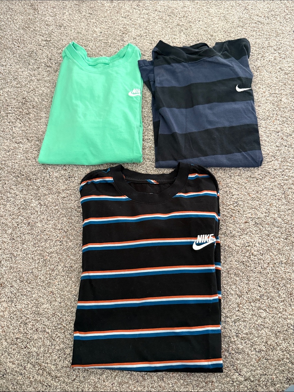 Nike Men’s Short-Sleeve Tshirt Bundle of 3 small tops